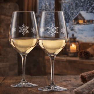 personlig hvitvinsglass som gave fra Spiegelau