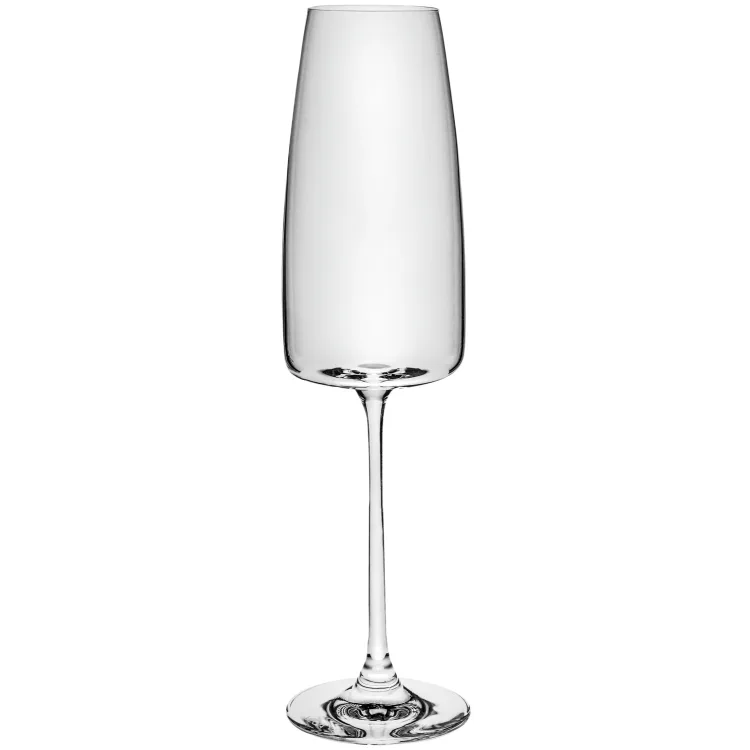 Tind champagneglass med gravering