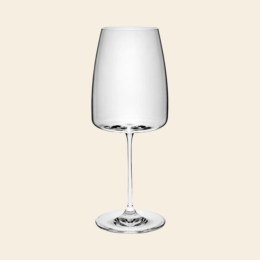 Varde rødvinsglass med gravering