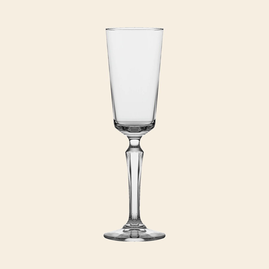 Rav champagneglass med gravering