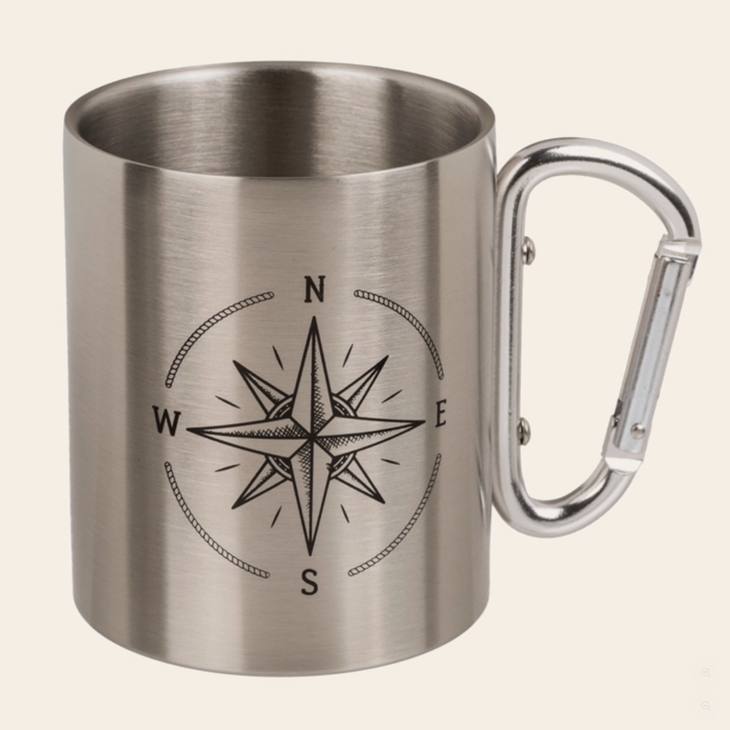 Turkrus med karabiner og navn