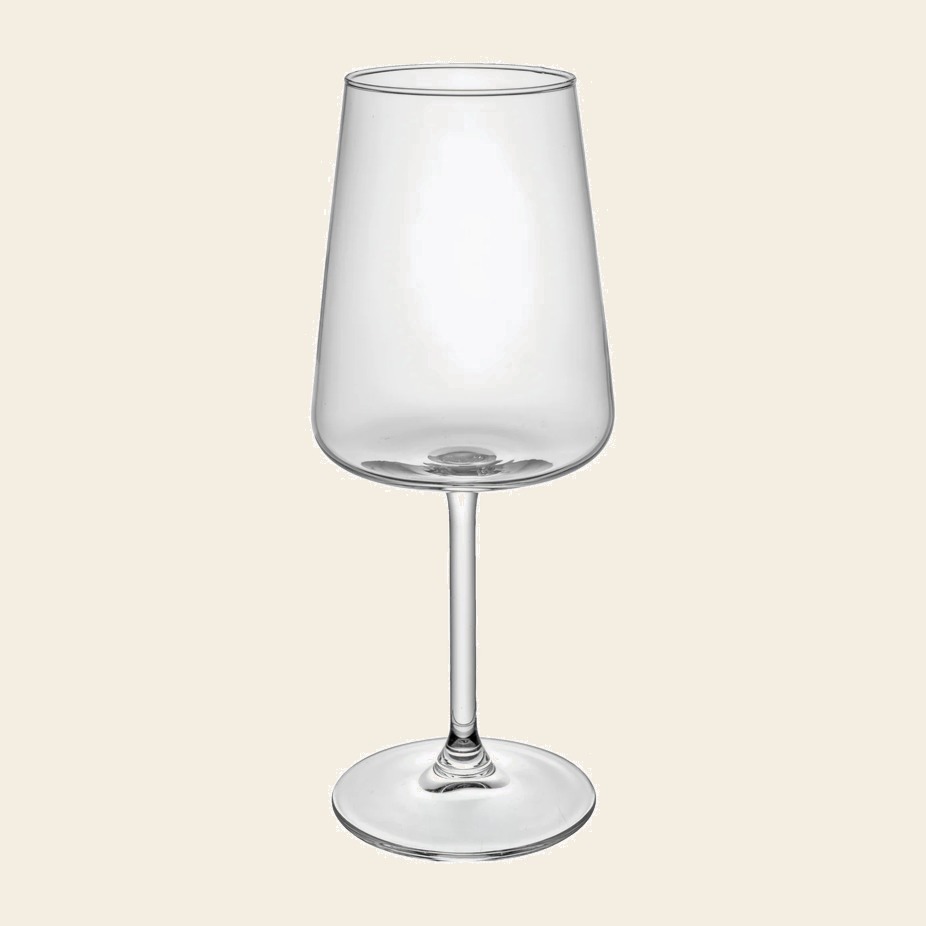 Lind rødvinsglass med gravering