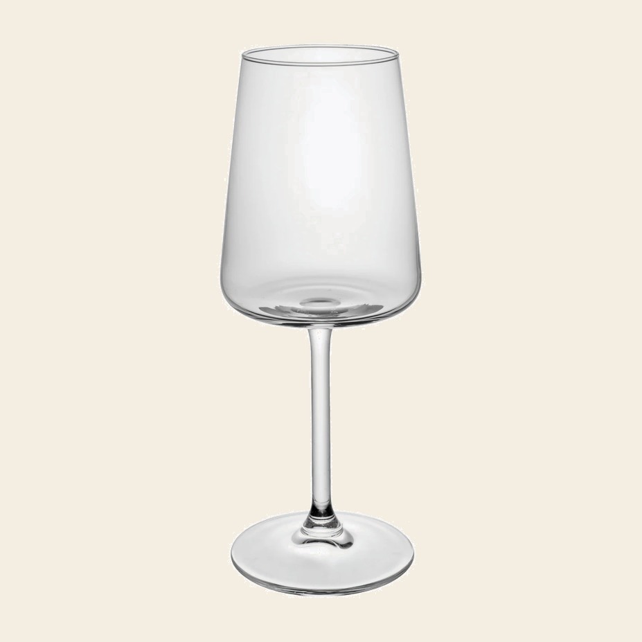 Siv hvitvinsglass med gravering